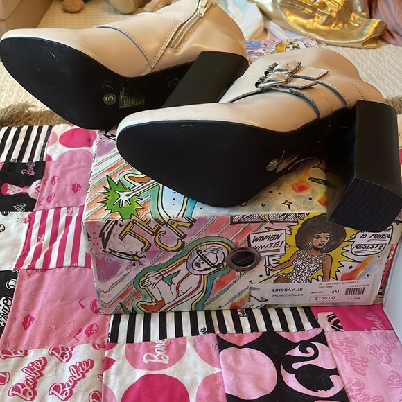 Jeffery Campbell booties size 5 never worn - Picture 5 of 5